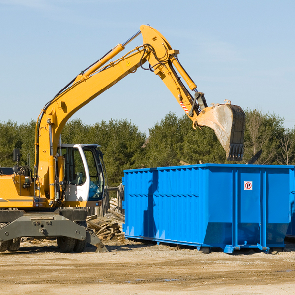 can i choose the location where the residential dumpster will be placed in Moody Texas